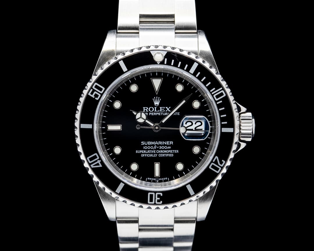 Rolex 16610 Submariner SS Black Dial