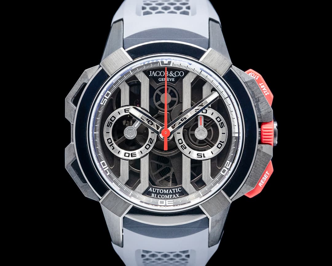 Jacob & Co. EC400.22.AB.AA.A Epic X Chrono Titanium Skeleton Dial LIMITED