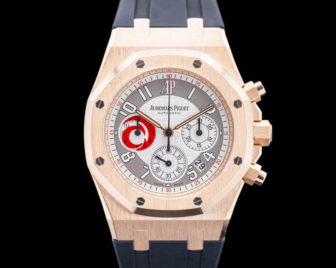 Audemars Piguet 25979OR Royal Oak "City of Sails Alinghi" 18K RG Silver Dial LIMITED
