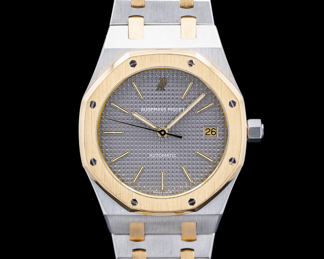 Image of Audemars Piguet 14700SA Royal Oak 18K Yellow Gold / SS Gray Dial