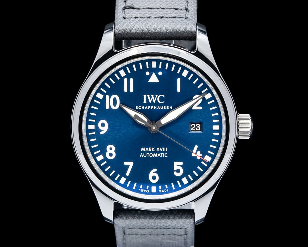 IWC Pilot's Watch Mark XVIII "Laureus Sport for Good" Ceramic Blue Dial