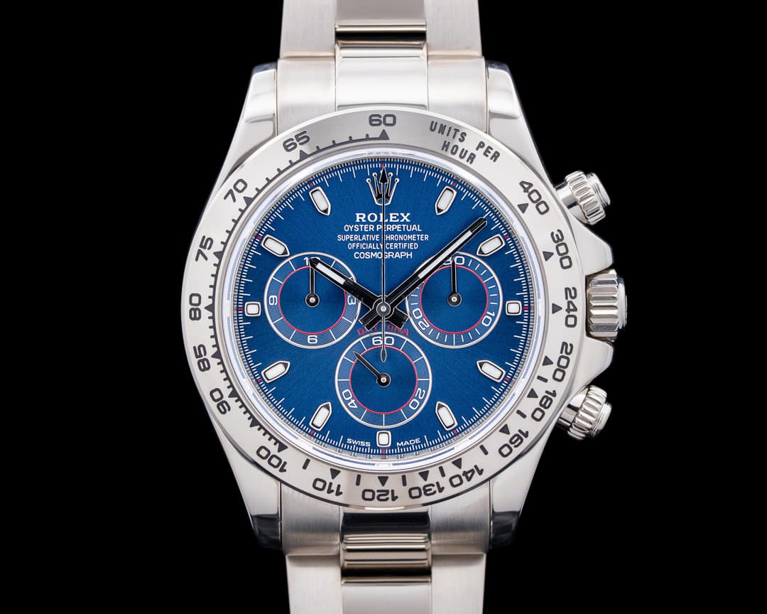 Rolex 116509 Daytona 18K White Gold Blue Dial