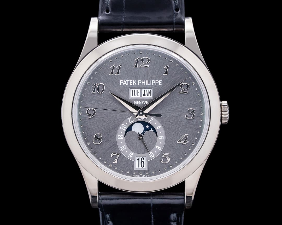 Patek Philippe 5396G Complications Annual Calendar 18K WG Gray Arabic Dial