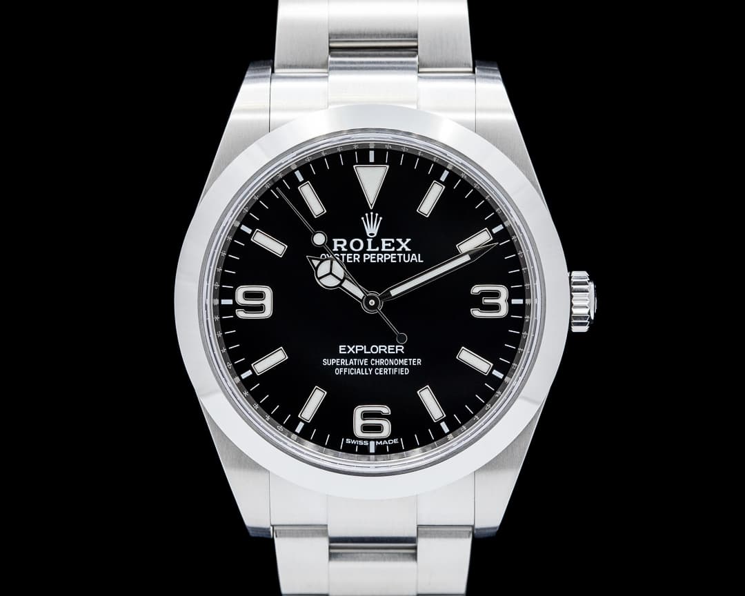 Rolex 214270 Explorer I SS Black Dial