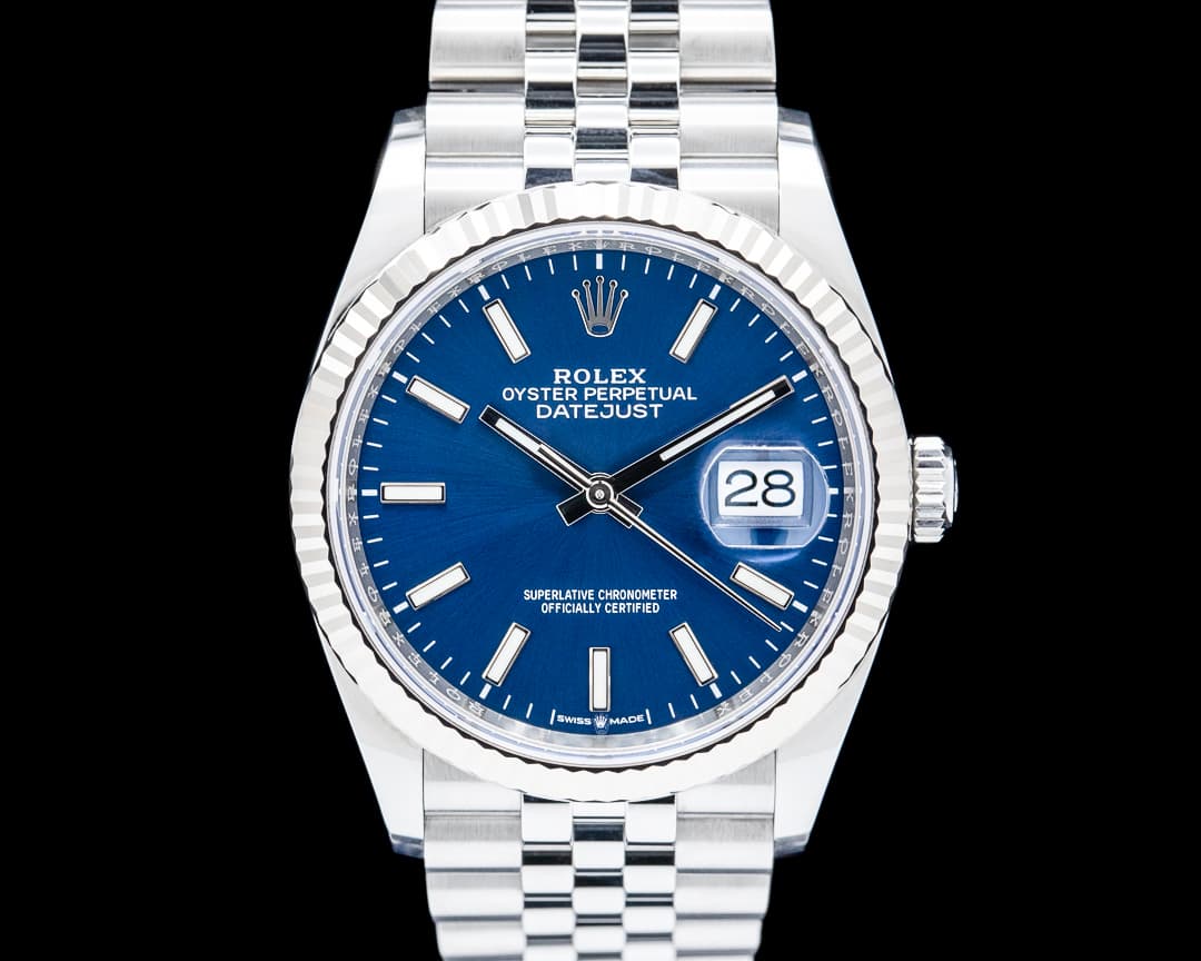 Rolex 126234 Datejust 36MM Jubilee SS Blue Dial