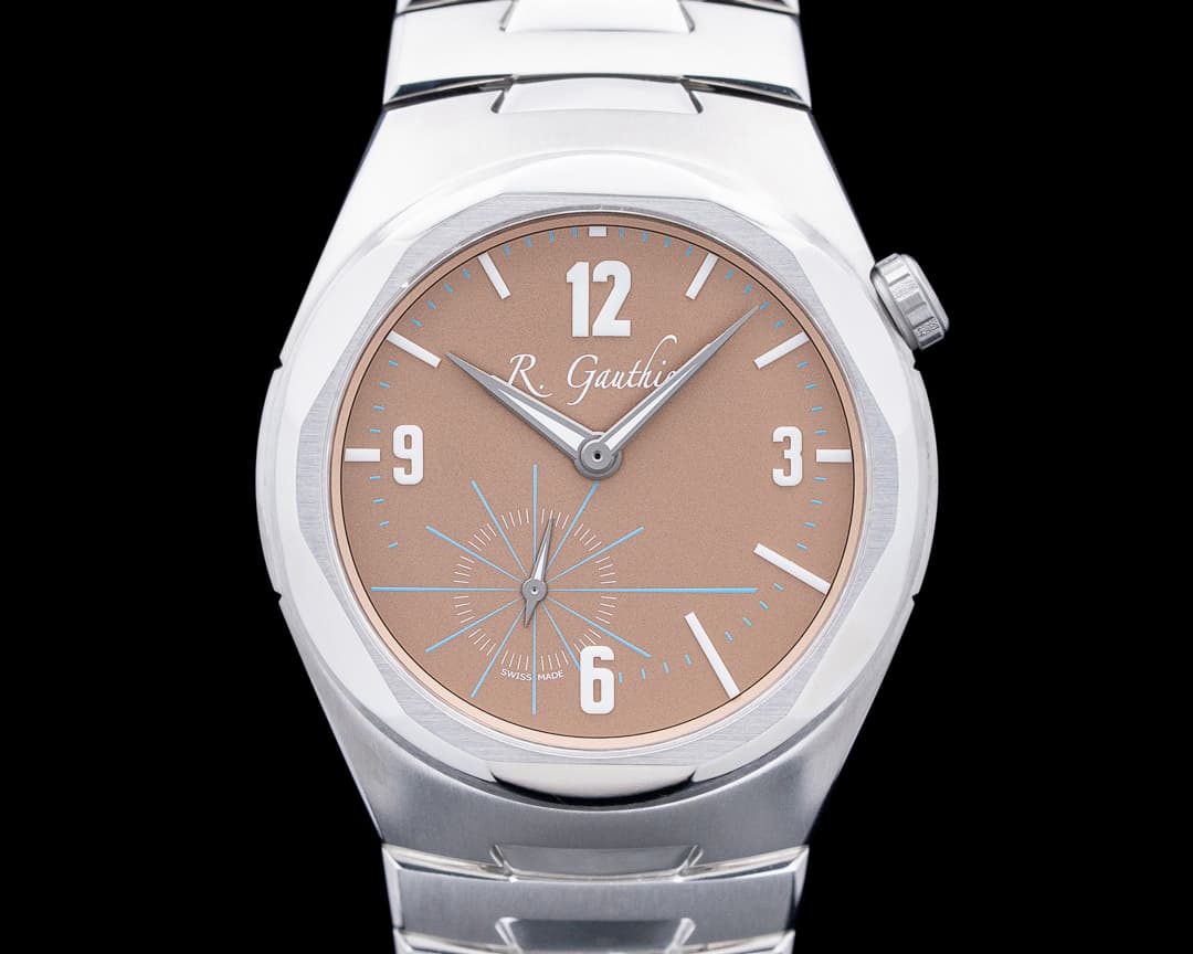 Image of Romain Gauthier MON00581 C Titanium Salmon Dial