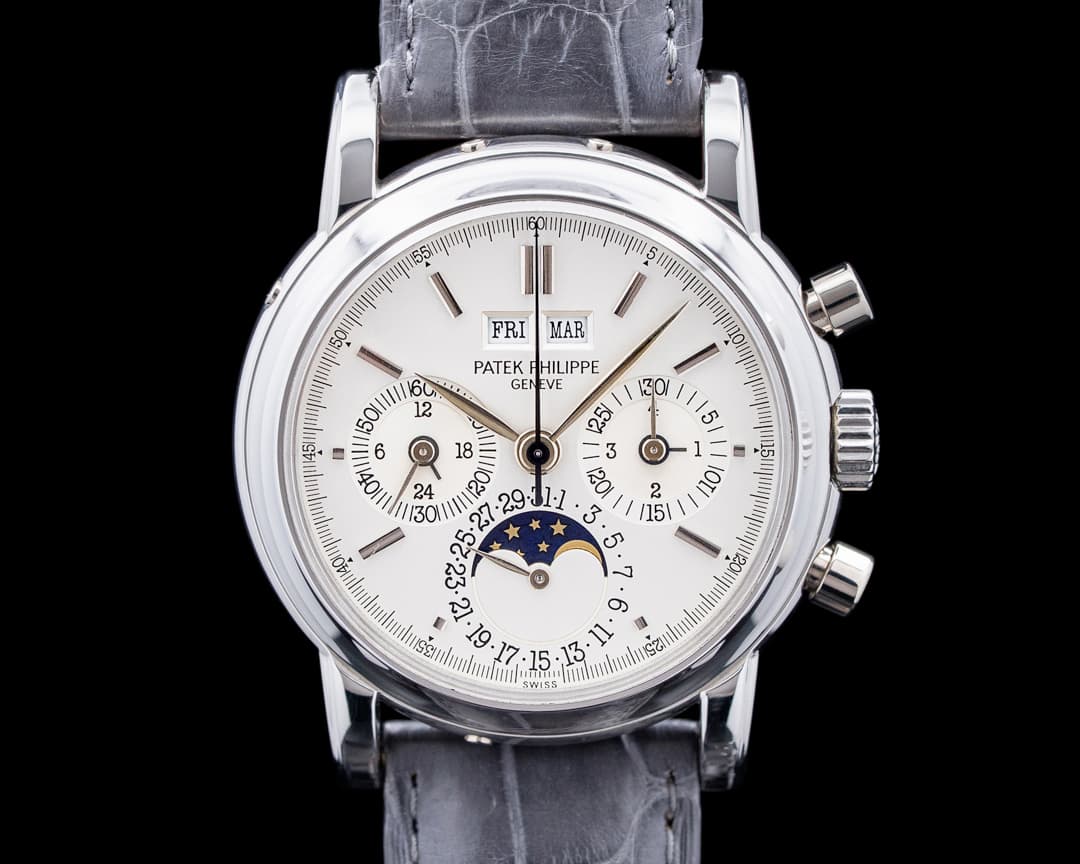 Patek Philippe 3970P Perpetual Calendar Chronograph Platinum Second Series VERY RARE
