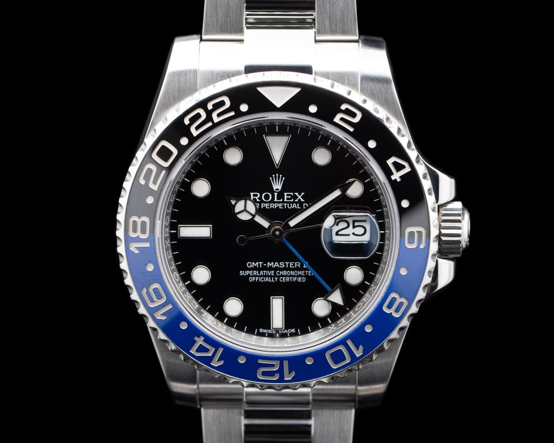 Rolex 116710BLNR GMT-Master II "Batman" SS Black Dial