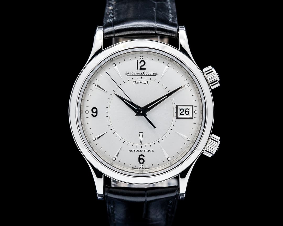 Jaeger-LeCoultre 141.8.97 Master Reveil Memovox SS Silver Dial