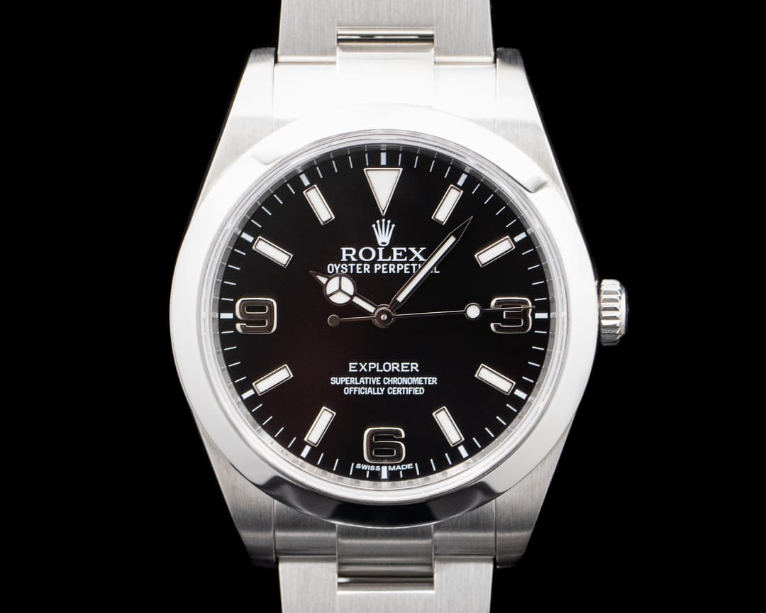 Rolex 214270 Explorer I SS Black Dial
