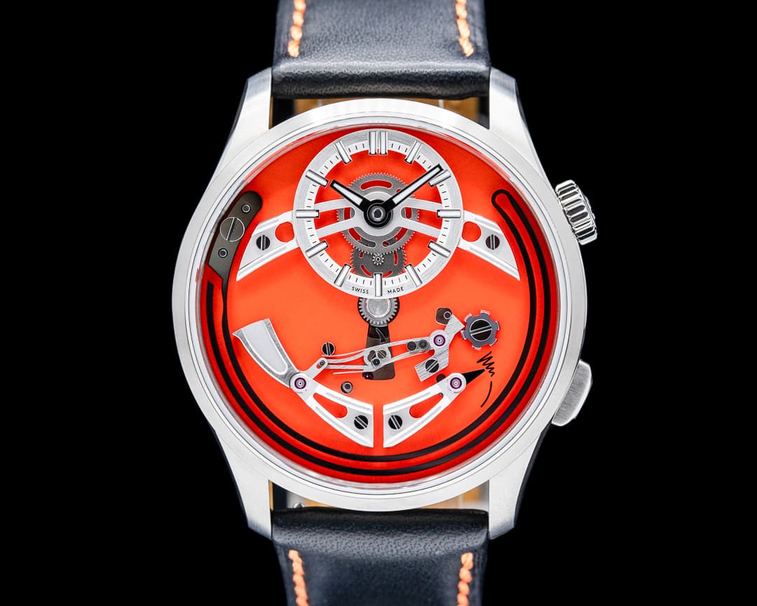 Christopher Ward C01-41APT1-PHNIX C1 Bel Canto x Phoenix "Volcano Orange" Dial LE