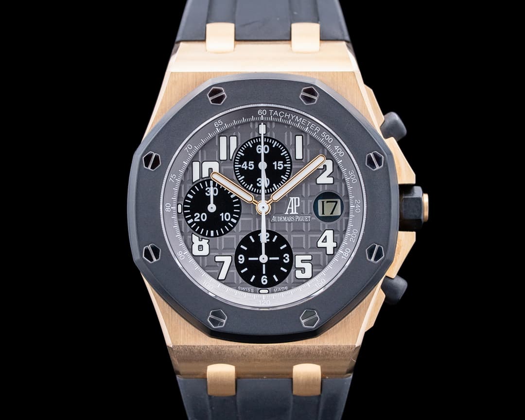 Audemars Piguet 25940OK Royal Oak Offshore 18K Rose Gold Gray Dial