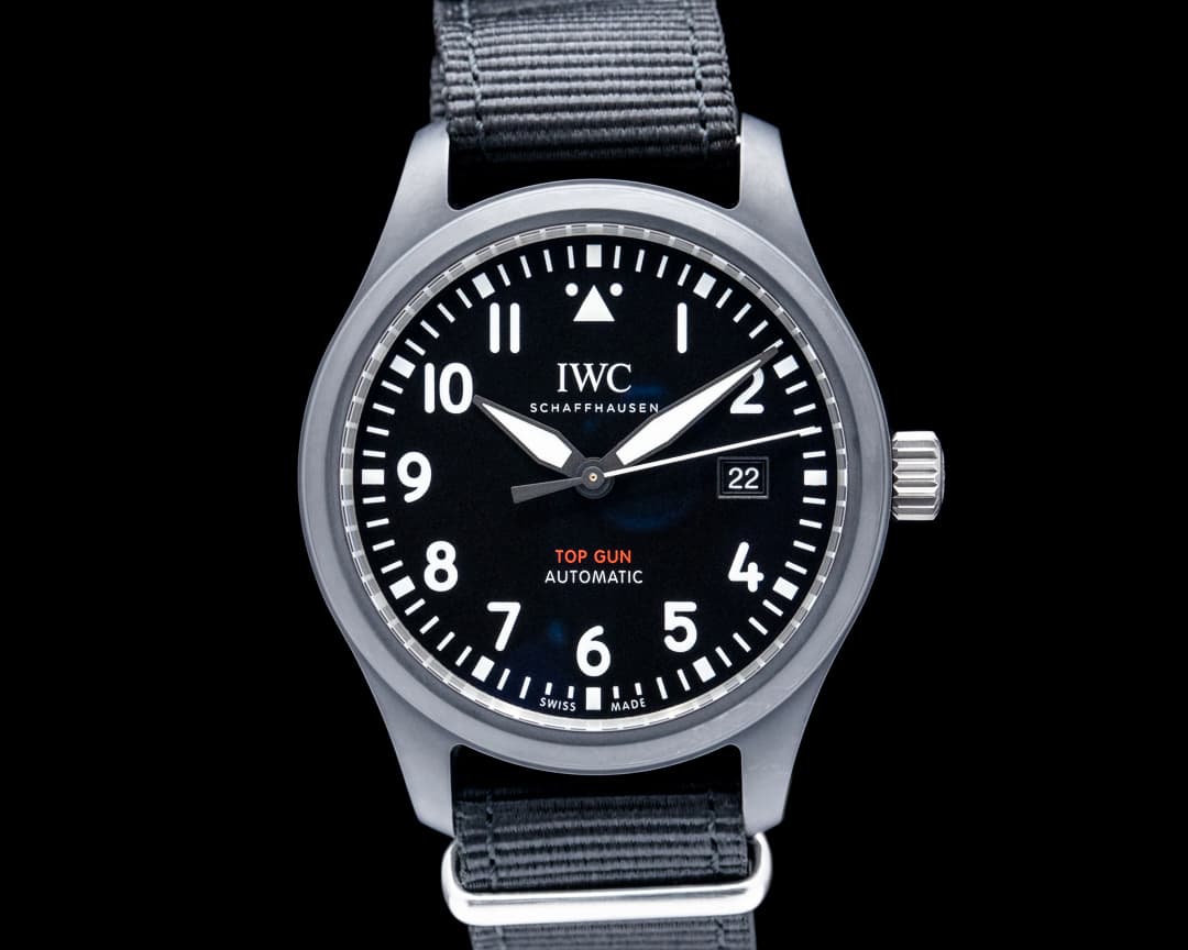 IWC IW326901 Pilot Automatic TOP GUN Ceramic Black Dial