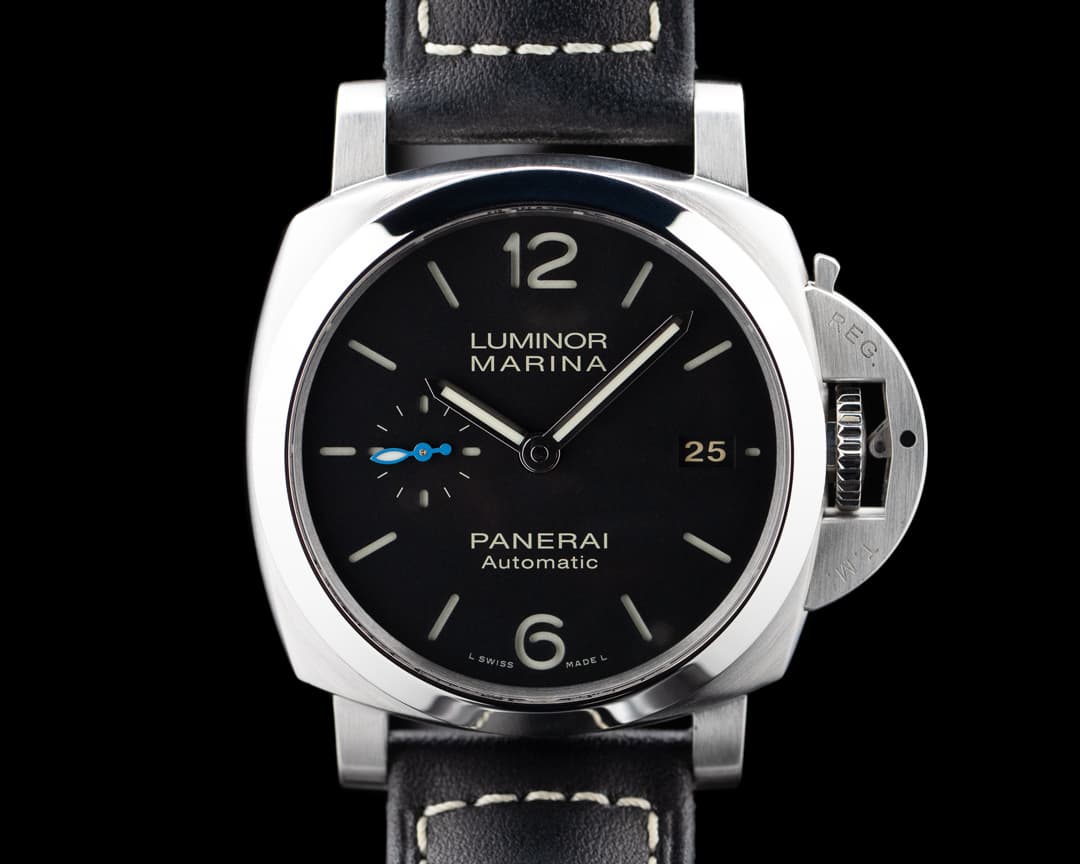 Panerai PAM02392 Luminor Marina 42MM SS Black Dial