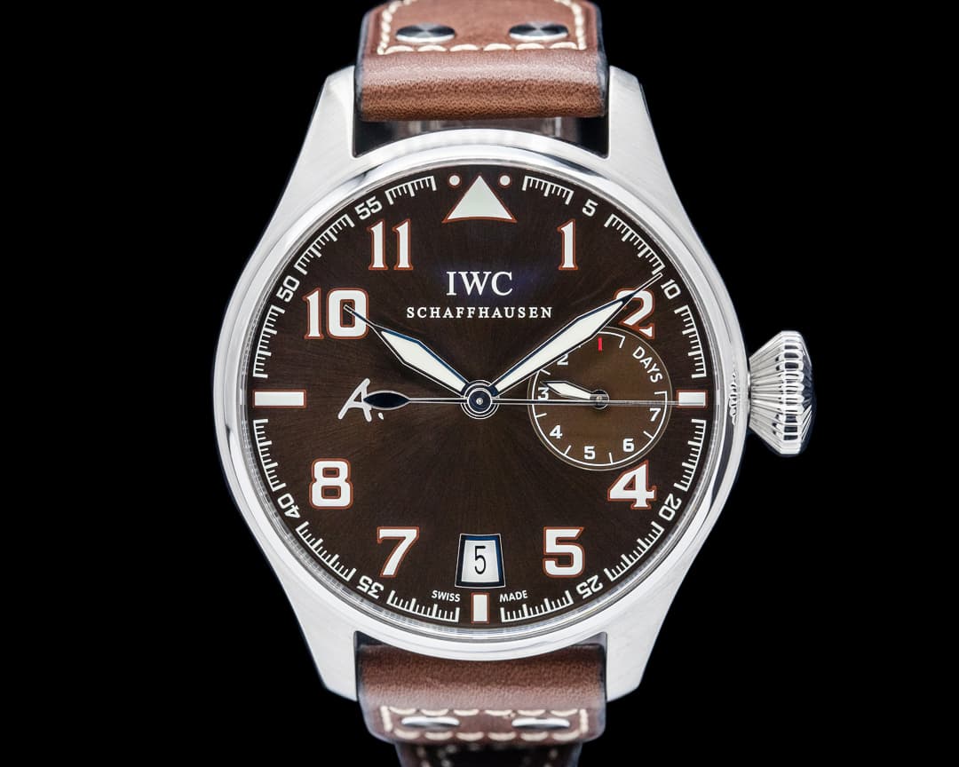 IWC IW500422 Big Pilot Antoine de Saint Exupery SS Brown Dial