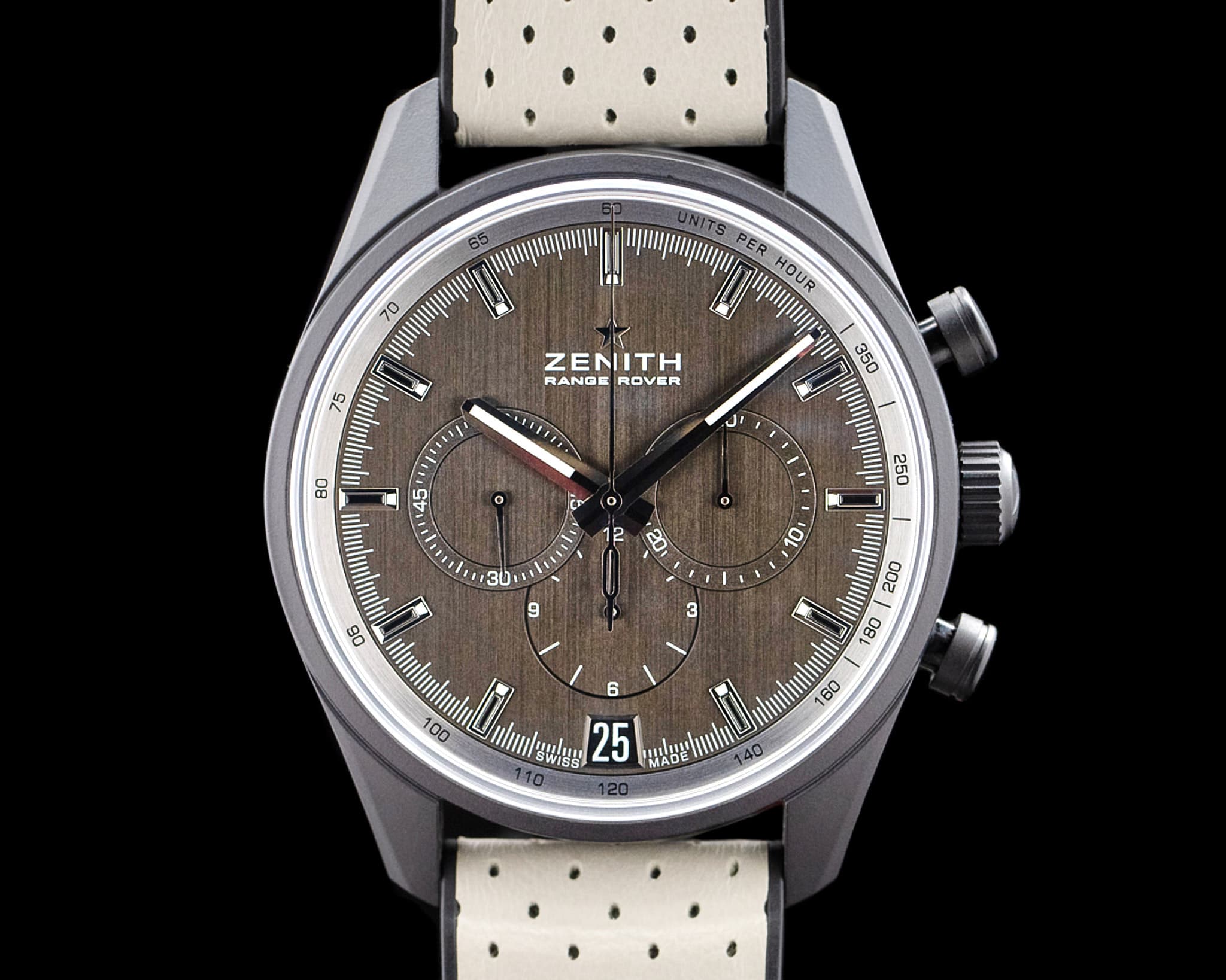 Zenith El Primero Range Rover Special Edition Ceramic Aluminum Gray Dial