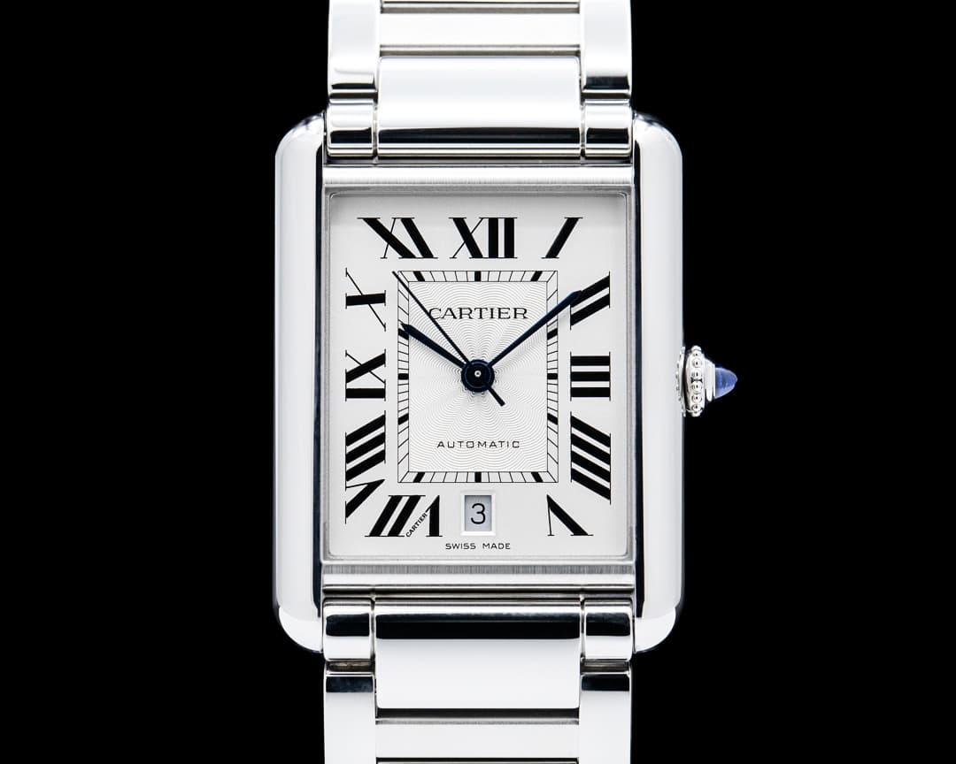 Cartier WSTA0040 Tank Must Extra Large SS Silver Dial