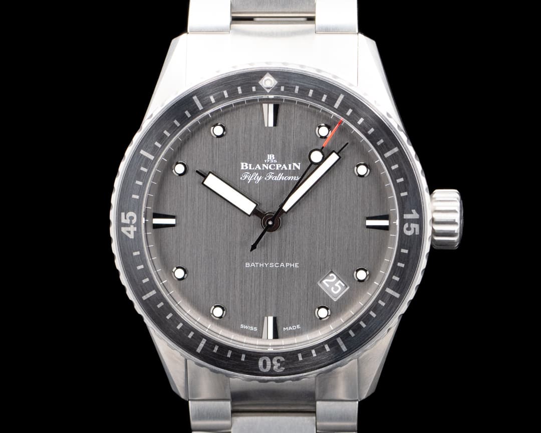 Image of Blancpain 5000 Fifty Fathoms Bathyscaphe Titanium Gray Dial