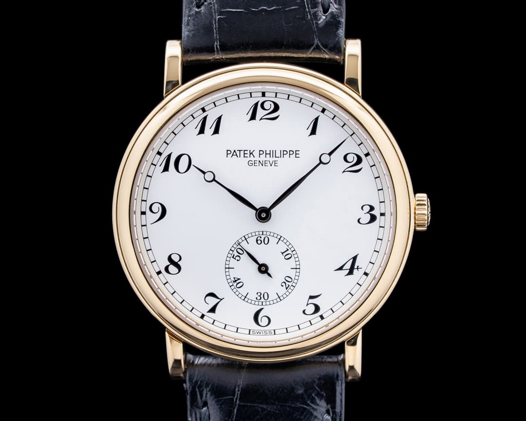 Patek Philippe 5022J-001 Calatrava 18K Yellow Gold Champagne Dial