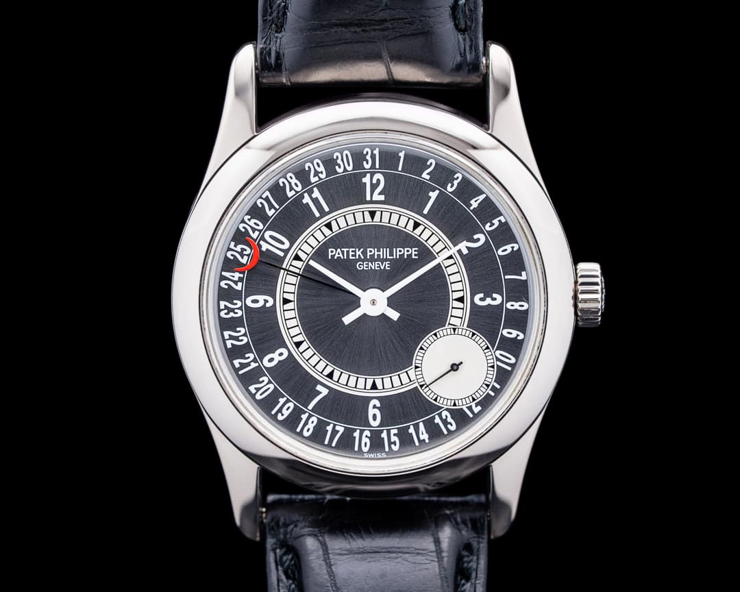 Patek Philippe 6000G Calatrava 18K White Gold Gray Dial