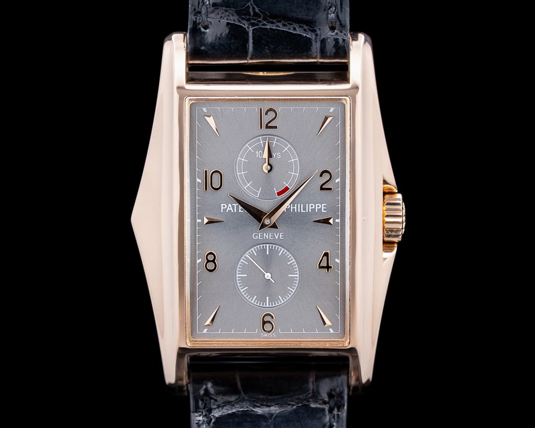 Patek Philippe 5100R Gondolo 10 Day 18K Rose Gold Gray Dial