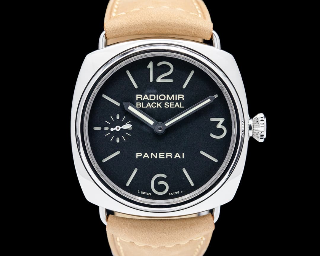 Panerai PAM00183 Radiomir Black Seal SS Black Dial