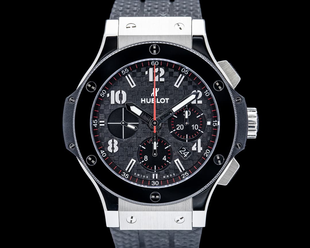 Image of Hublot Big Bang Original Ceramic Black Dial
