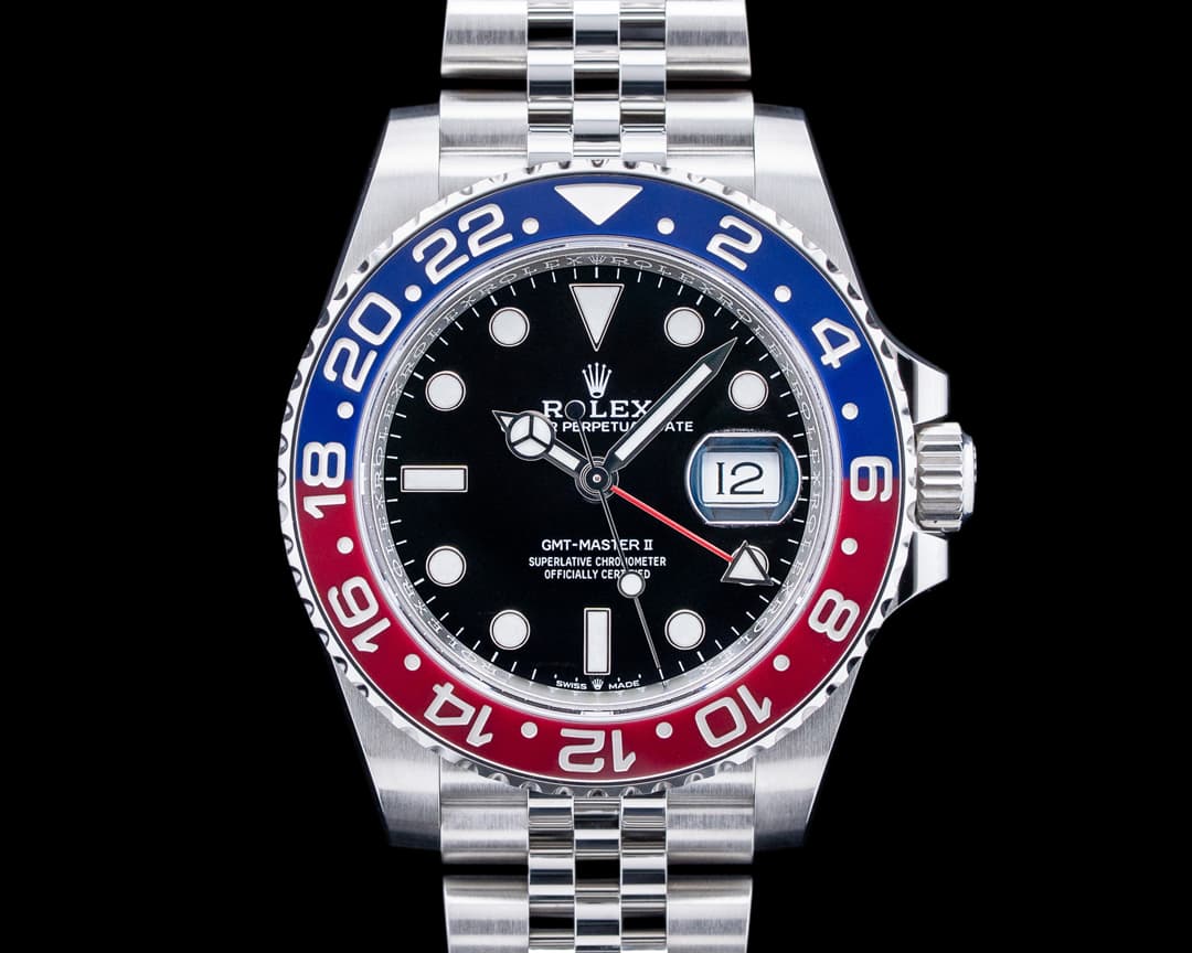Rolex 126710BLRO GMT-Master II "Pepsi" Jubilee SS Black Dial 2025