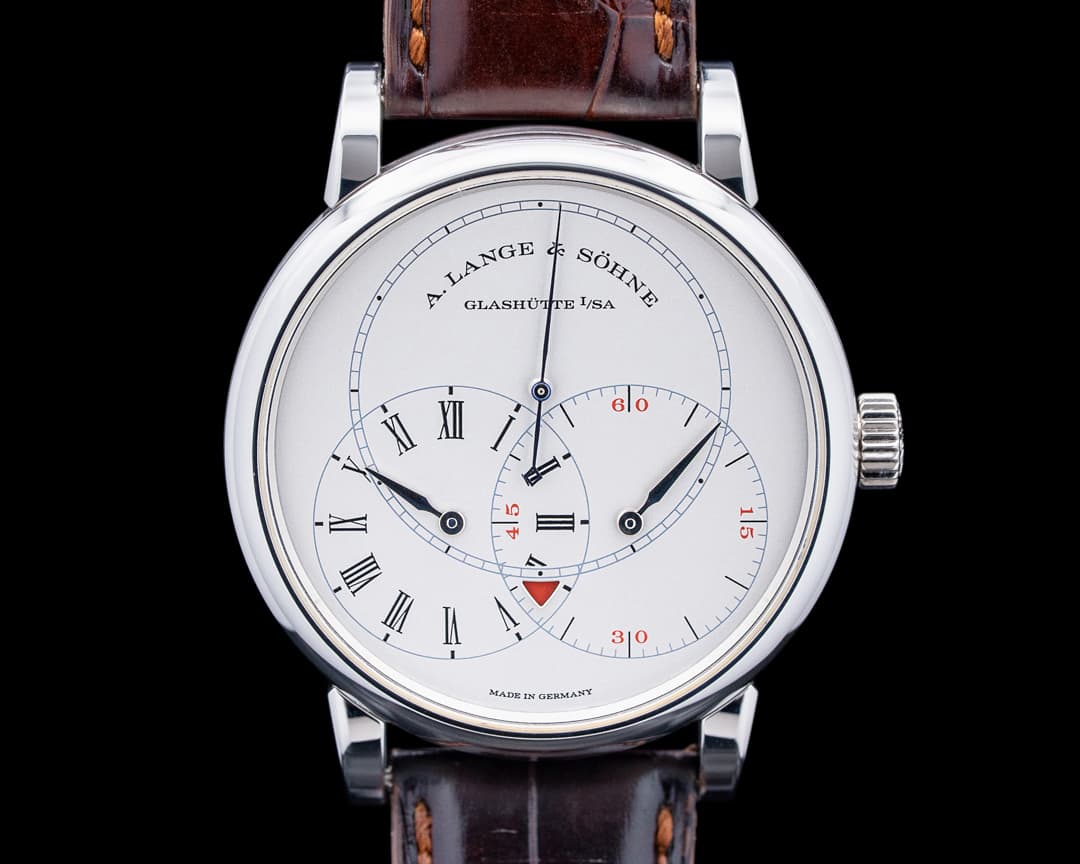 A. Lange and Sohne 252.025 Richard Lange "Jumping Seconds" Platinum Gray Dial LIMITED