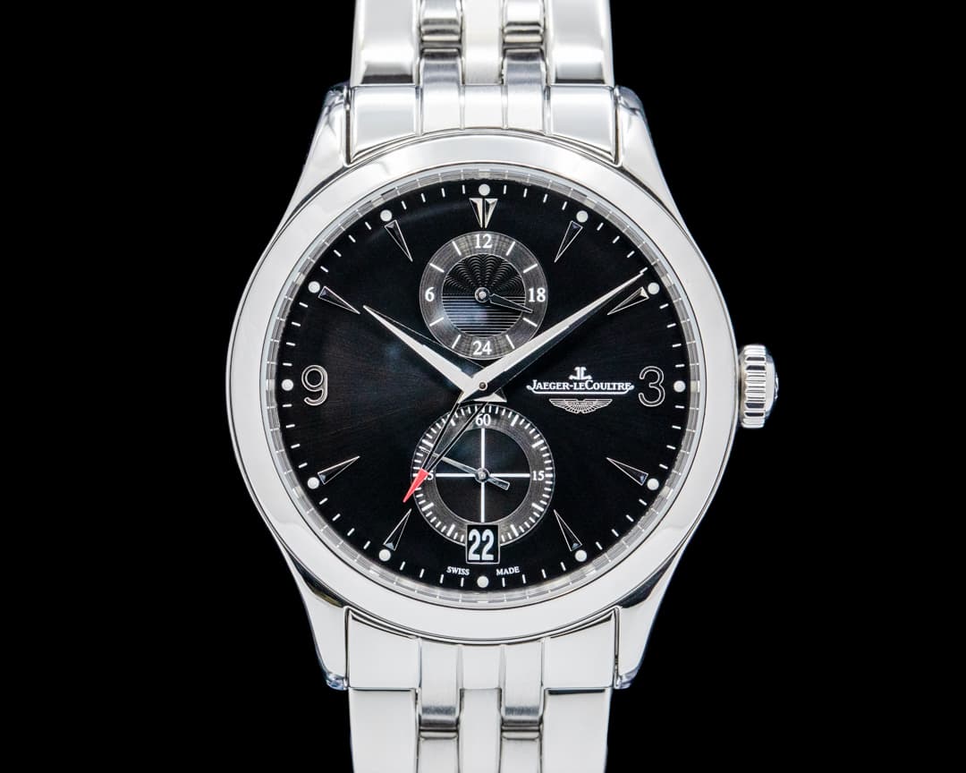 Image of Jaeger LeCoultre 162.84.7N Master Hometime Aston Martin SS Black Dial