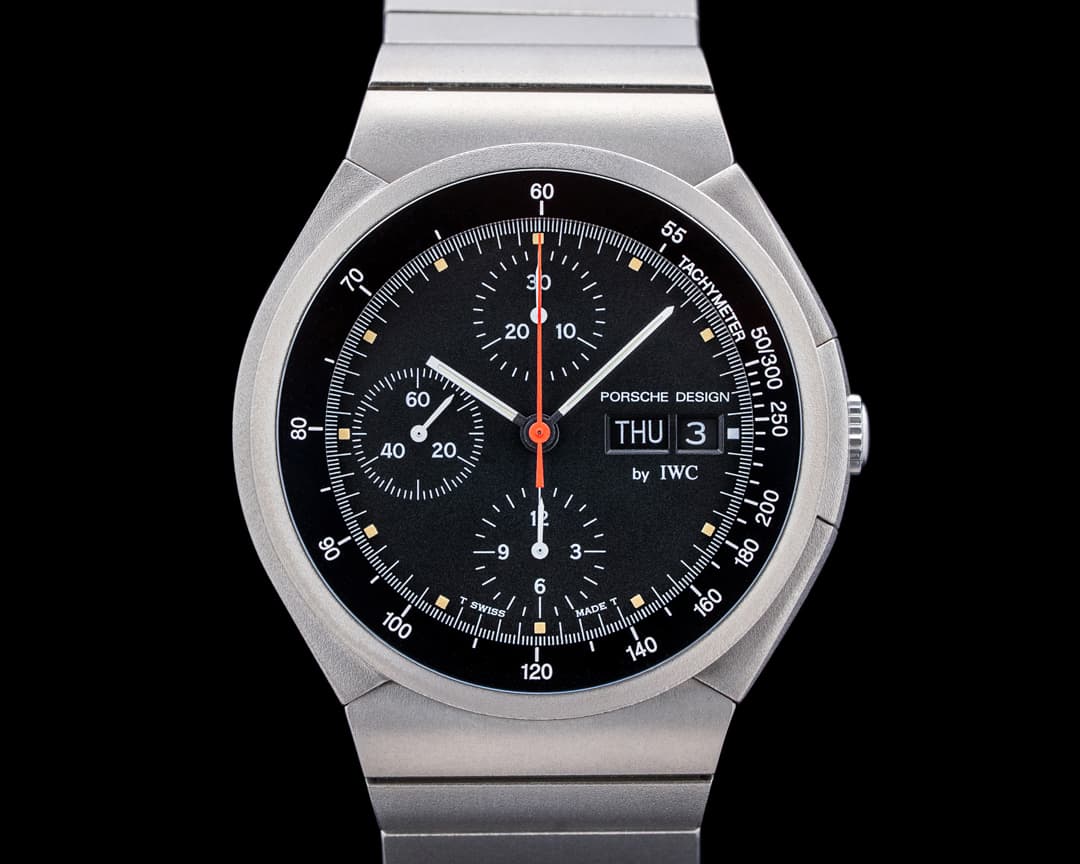 IWC IW370203 Porsche Design Chronograph Titanium Black Dial