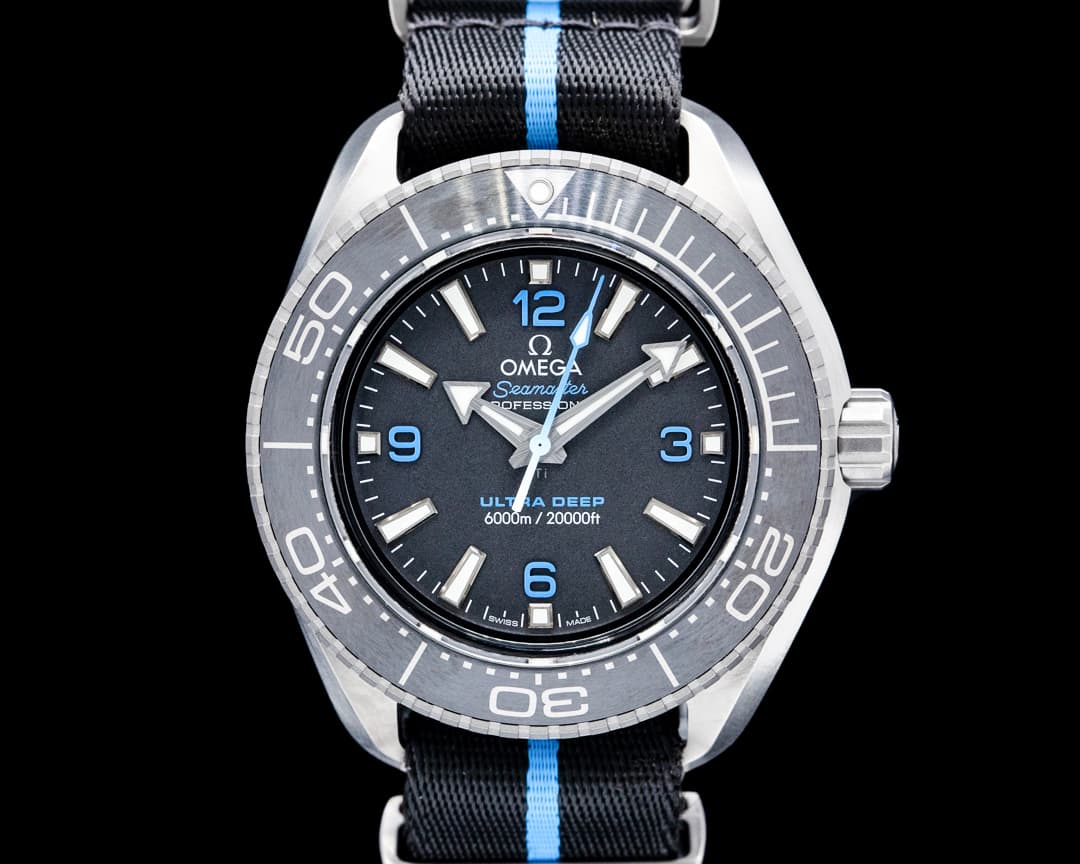 Omega Seamaster Planet Ocean Ultra Deep 6000M Titanium Black Dial