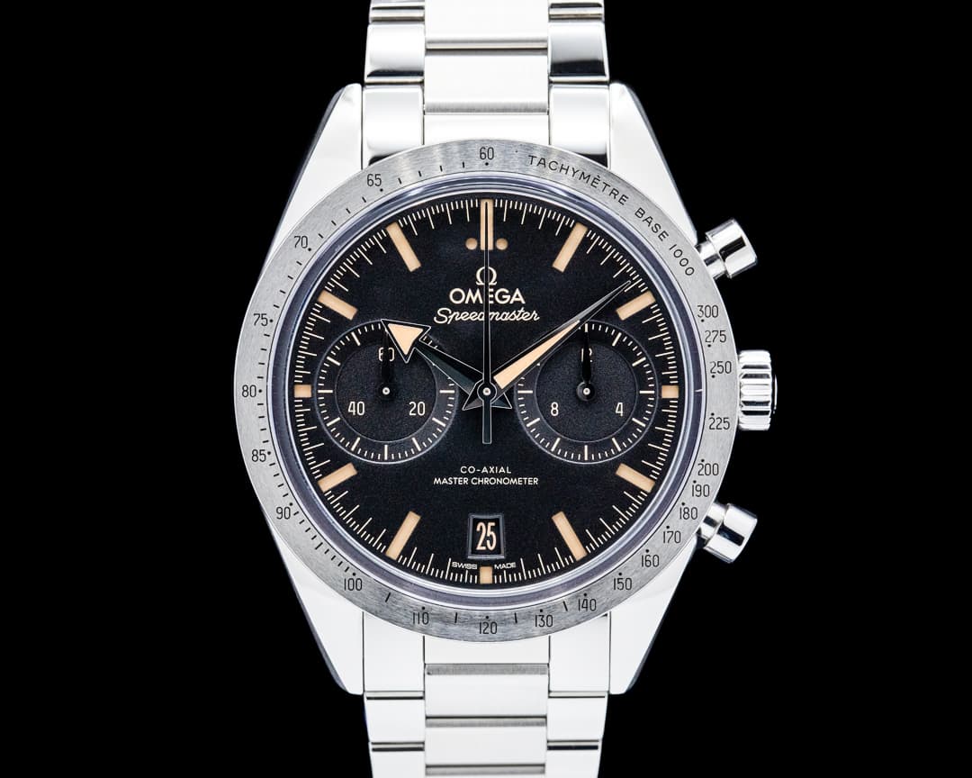 Omega Speedmaster 57 Co-Axial Master Chronometer SS Black Dial