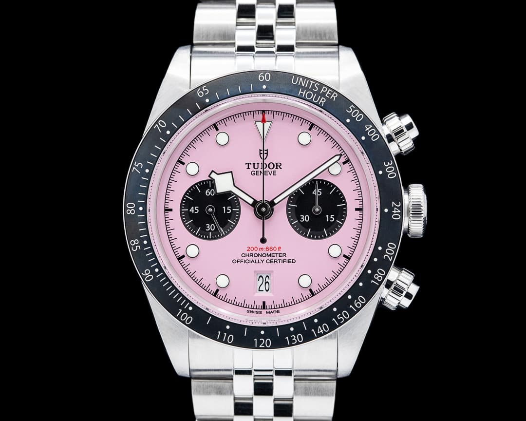 Tudor 79360N Black Bay Chrono SS Pink Dial
