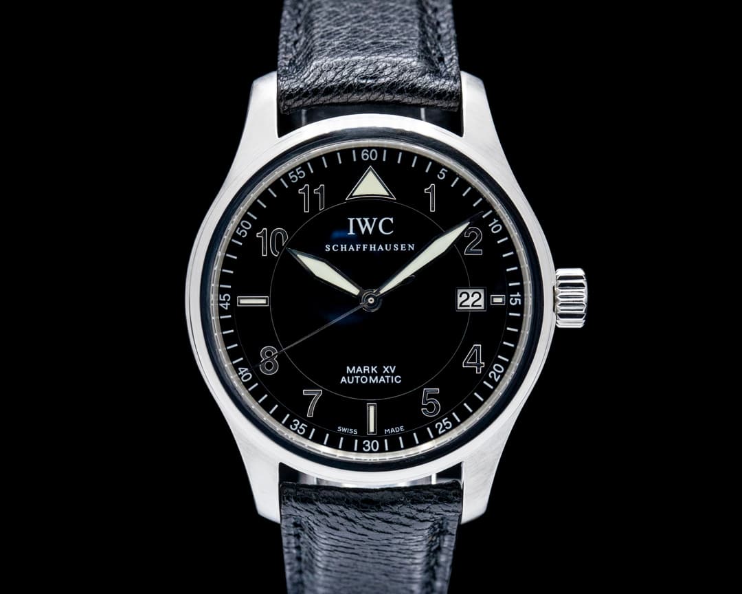 IWC IW325311 Pilot Mark XV Spitfire SS Black Dial