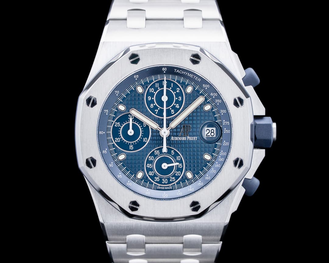 Image of Audemars Piguet 26238ST Royal Oak Offshore "The Beast" SS Blue Dial