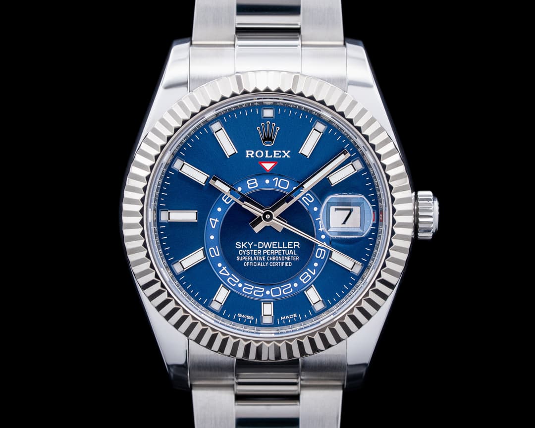 Rolex 326934 Sky-Dweller SS Blue Dial
