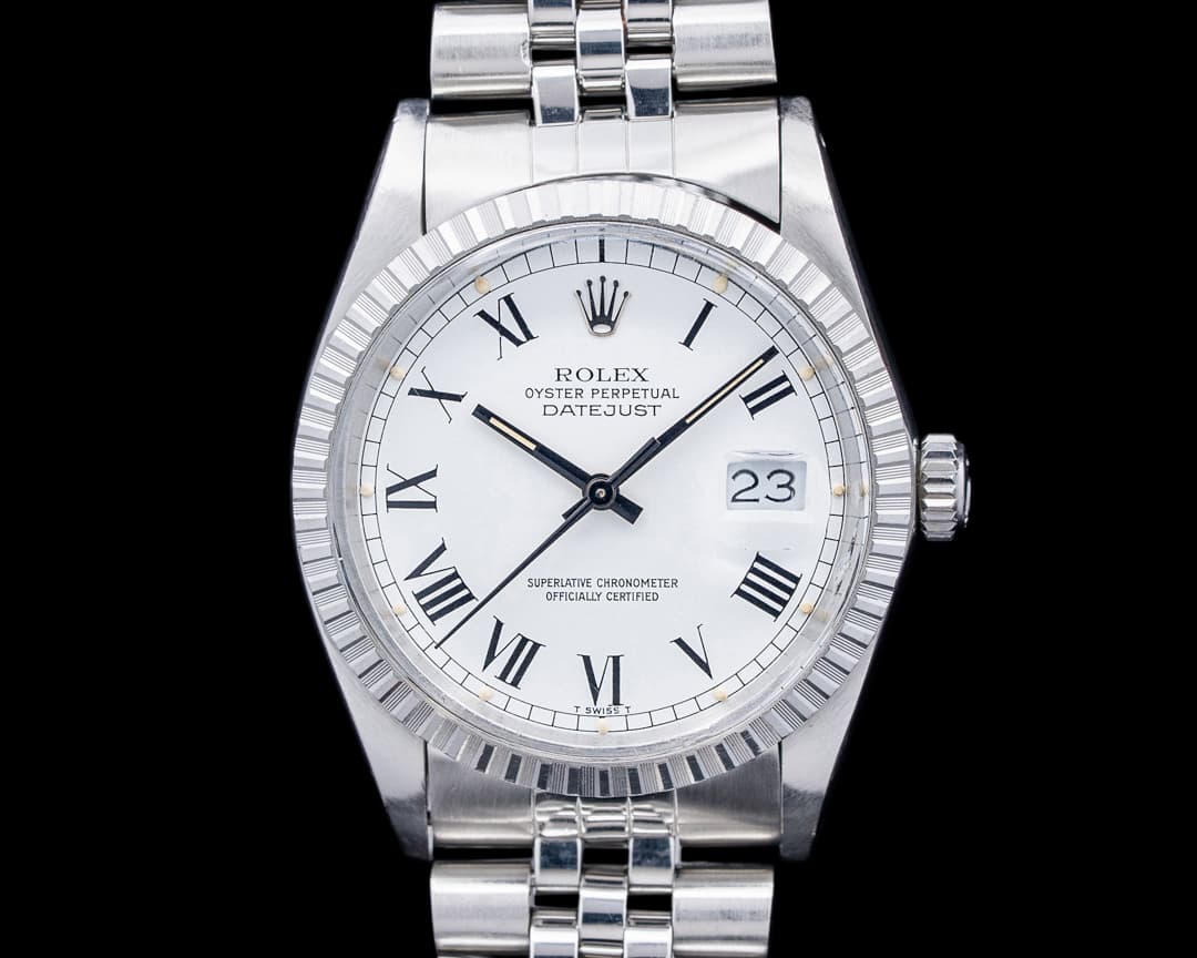 Image of Rolex 16030 Datejust SS White Buckley Dial