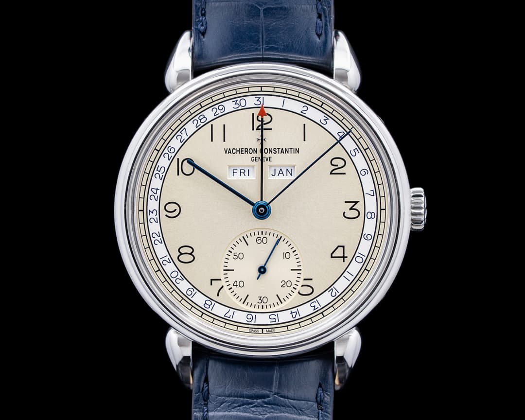 Vacheron Constantin 3110V Les Historiques Triple Calendar 1942 SS Champagne Dial