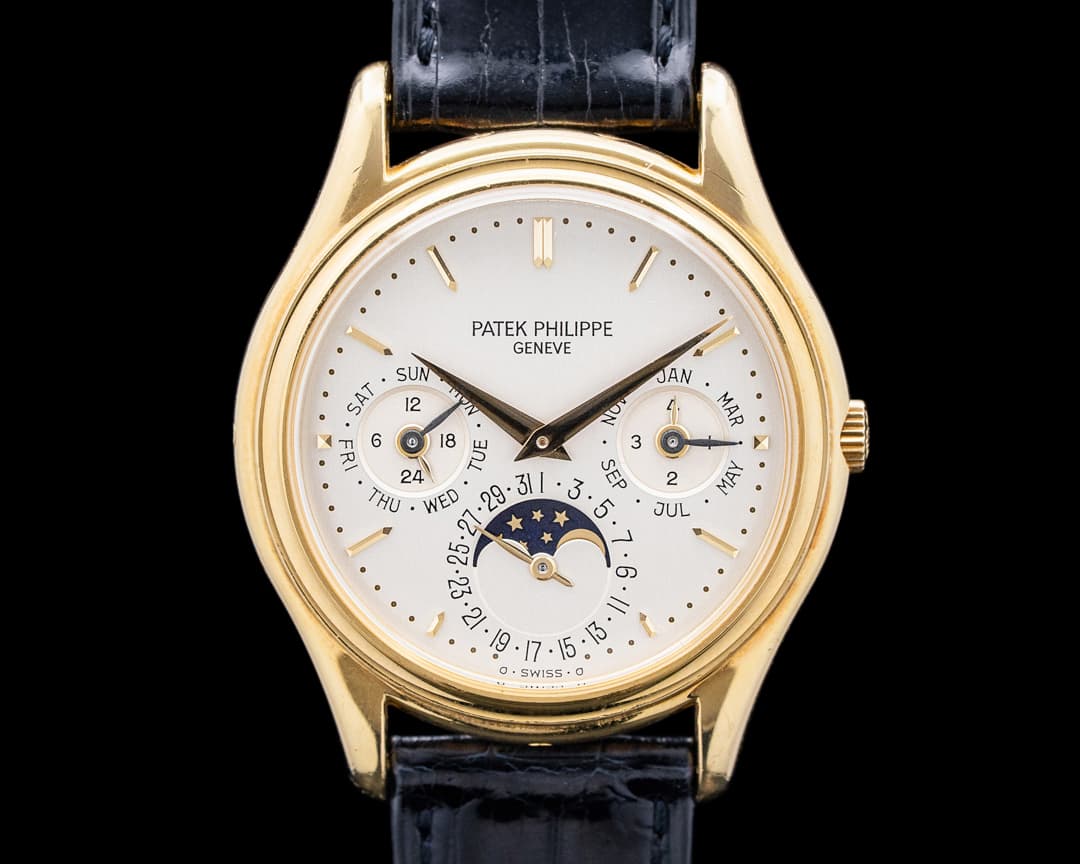 Image of Patek Philippe Perpetual Calendar 3940J 18K Yellow Gold Silver Dial FIRST SERIES