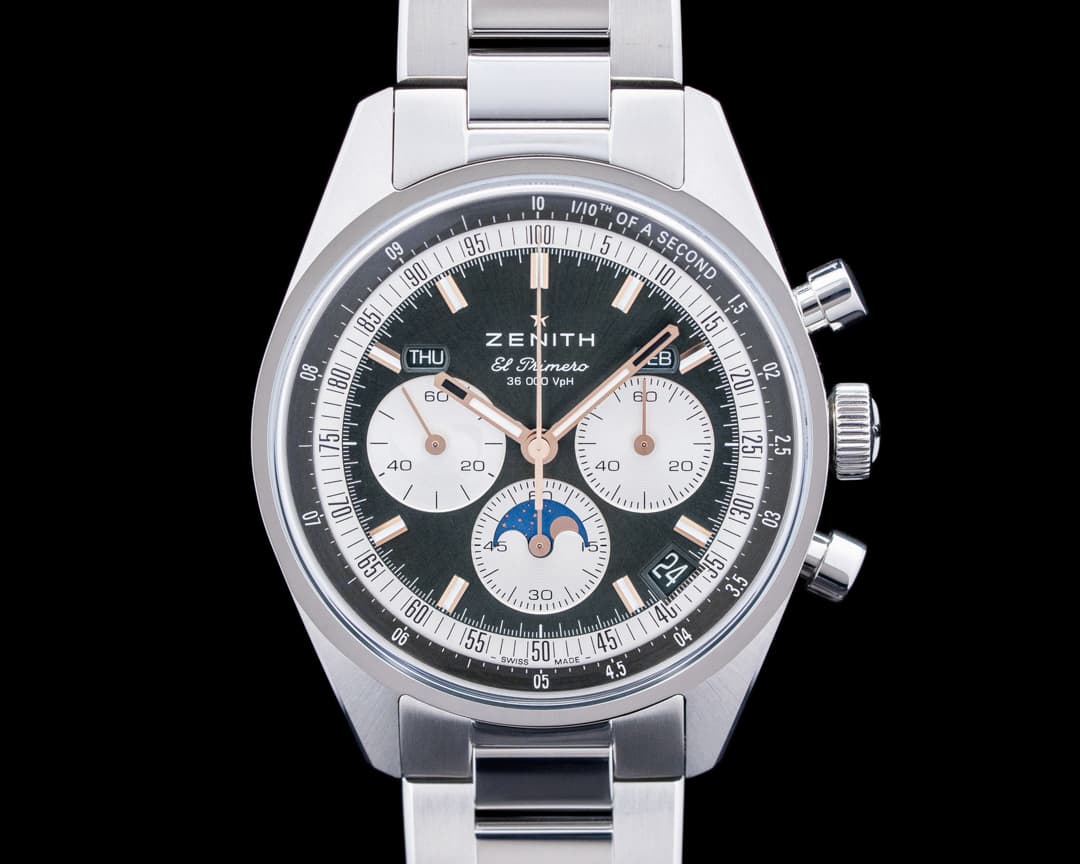 Zenith Chronomaster Original Boutique Edition SS Olive Green Dial