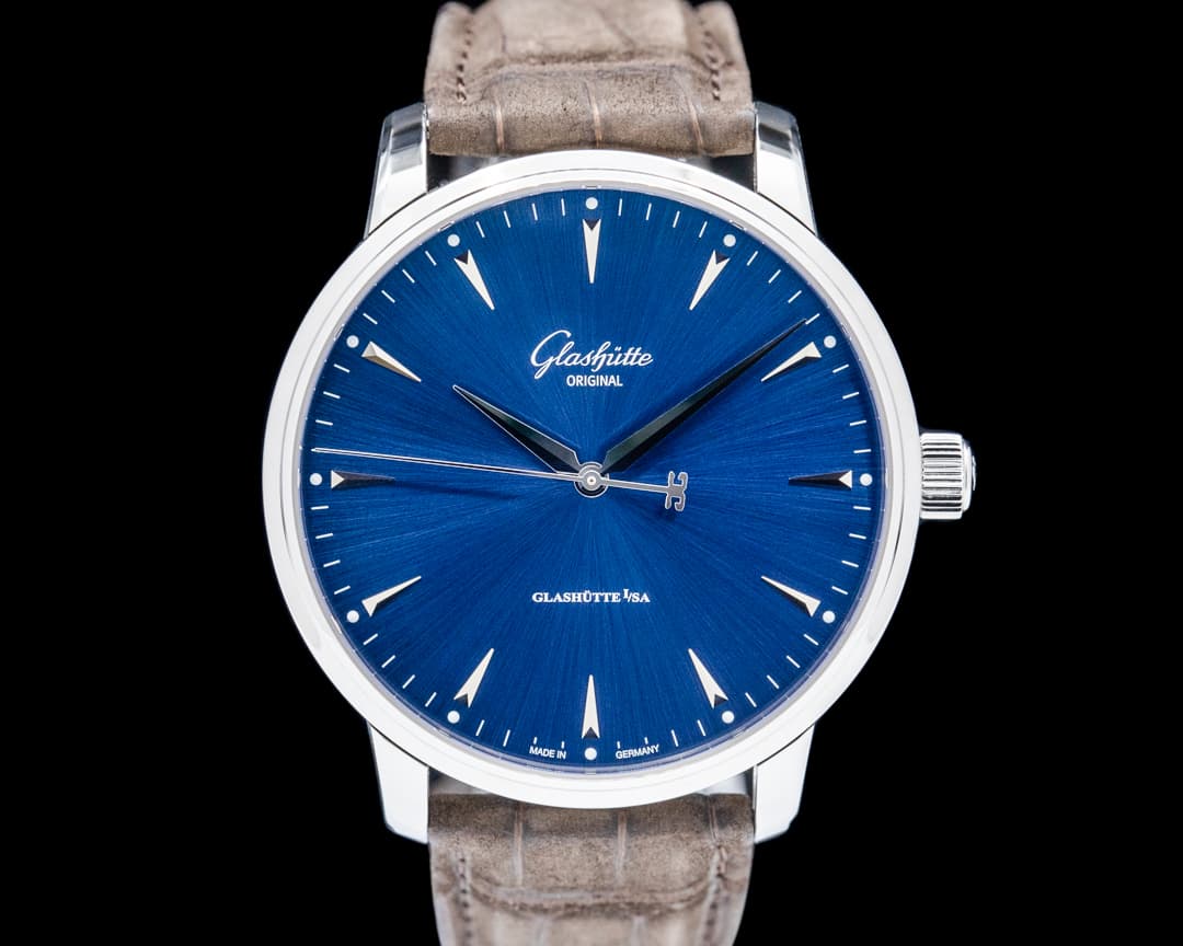 Glashutte Original Senator Excellence SS Blue Dial