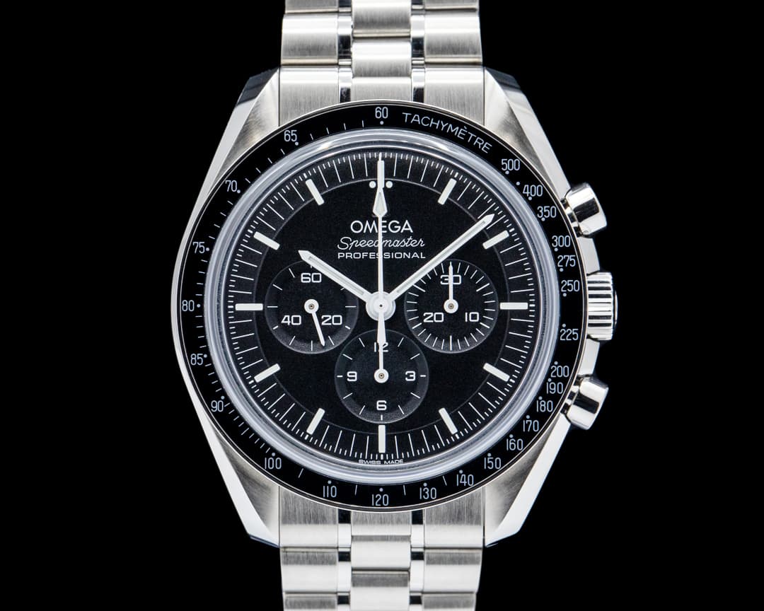 Omega Speedmaster Professional Moonwatch SS Black Dial
