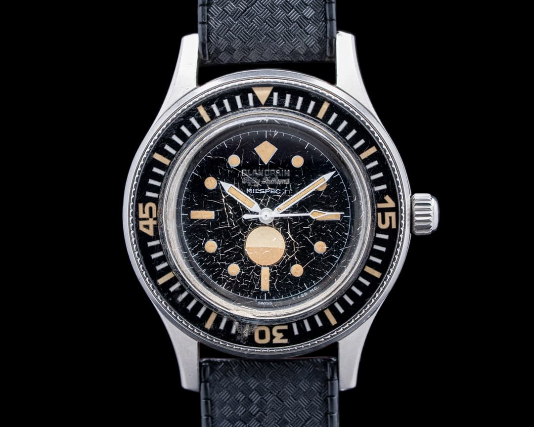 Image of Blancpain Milspec 1 Fifty Fathoms "Civilian" SS Black Dial 1970s