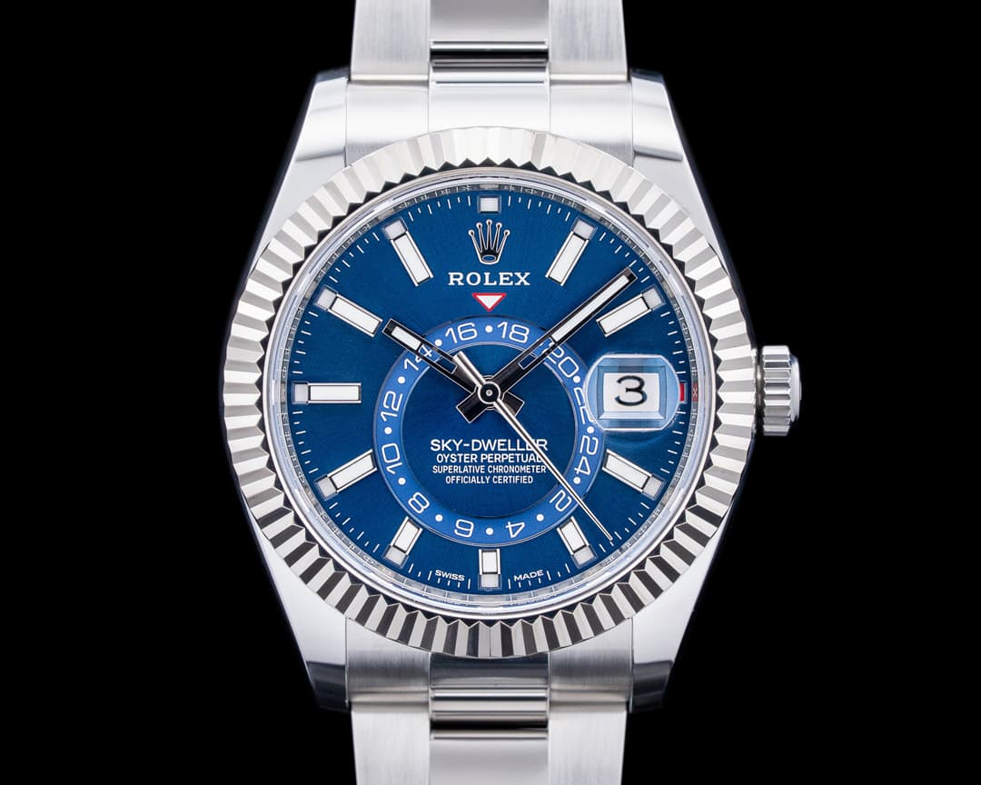 Rolex 326934 Sky-Dweller SS Blue Dial