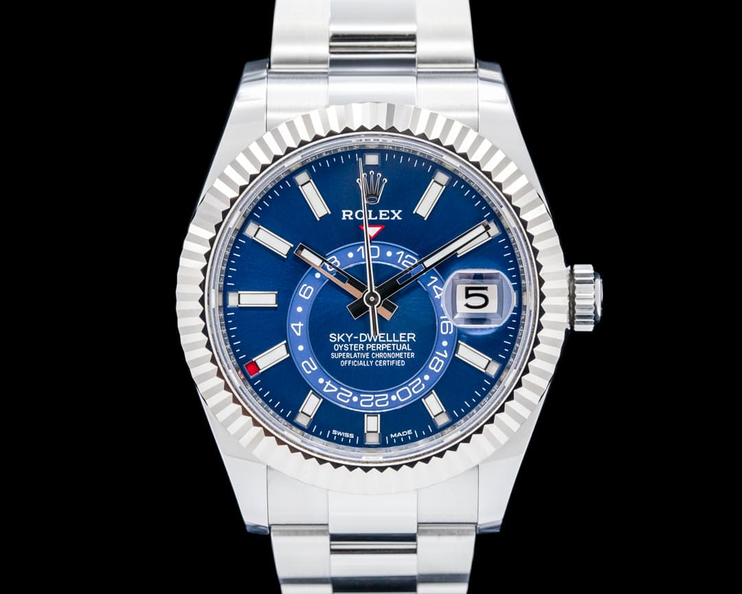Rolex 326934 Sky-Dweller SS Blue Dial