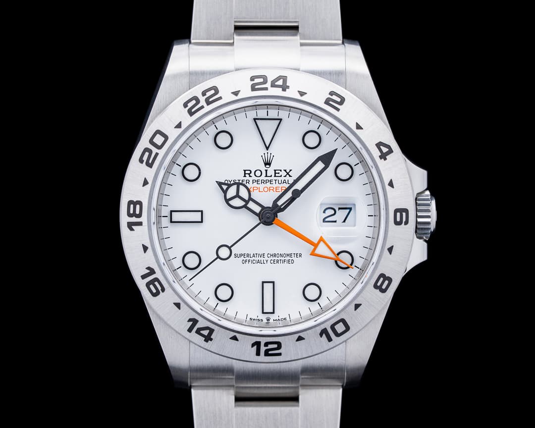 Rolex 226570 Explorer II SS White Dial