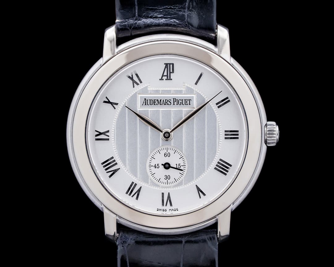 Audemars Piguet 15056BC Jules Audemars 18K White Gold Silver Dial
