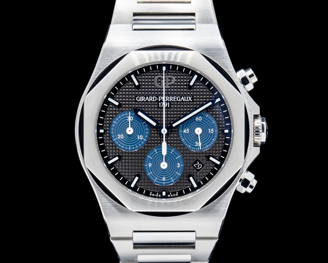Girard Perregaux Laureato Chronograph 42MM SS Black Dial