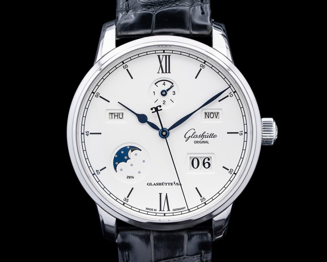 Glashutte Original 1-36-02-01-02-61 Senator Excellence Perpetual Calendar SS Silver Dial